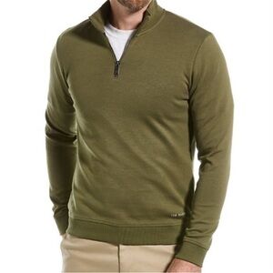 Ted Baker Half Zip Pullover Funnel Neck antram green Sweater 3